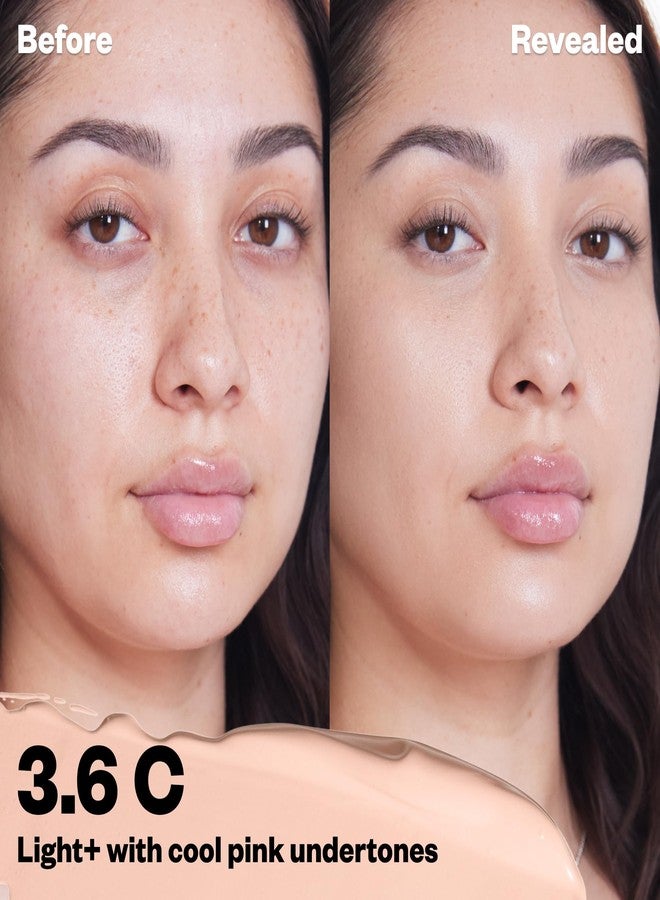Kosas Revealer Concealer - Medium Coverage Makeup with Hyaluronic Acid, Conceals Dark Circles Under Eyes, Dark Spots and Blemishes + Brightens, Hydrates, Long-Lasting & Vegan, (Tone 3.6 C) - Image 2