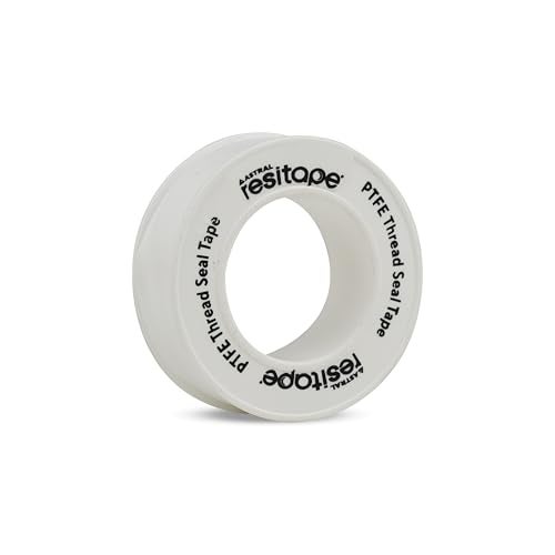Resitape Astral PTFE Tape, White | 8 mtr x 12 mm | Pack of 10 |High Performance Teflon Tape | Thread Sealing | Extreme Temperature & Chemical Resistance | Corrosion Resistant - Image 2