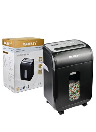 Majesty Paper Shredder - An Effective Shredding Machine for Home and Office! This shredder allows you to shred 10 sheets at a time, with a 20-liter capacity for collecting waste. It utilizes cross-cut technology with a size of 4x38 mm to protect your sensitive documents, making it ideal for shredding paper, staples, and credit cards.  Designed to handle heavy-duty tasks, it provides you with reliable performance and ease of use. Choose Majesty to organize your office safely and effectively! - pzsku/ZF386A9AC758BA0CE067EZ/45/_/1740657764/7302b1fc-a7e6-4fc5-8100-7ba2b3c0c9c2