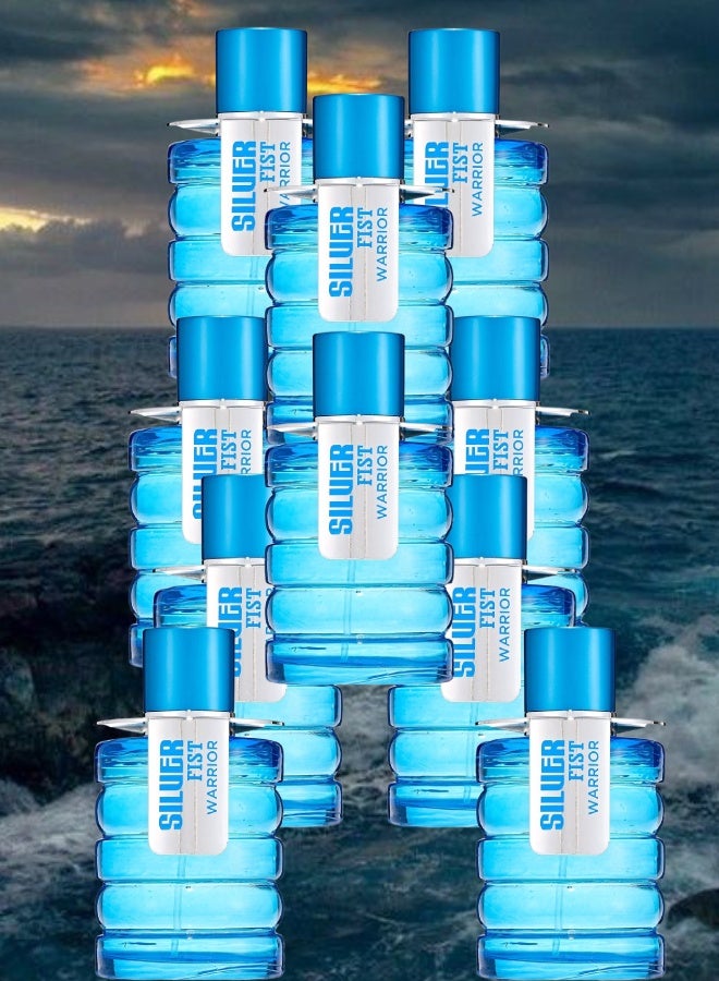 Creation Lamis 10 Pieces Silver Fist Warrior Perfume 100ML - Image 1