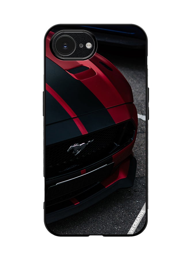 Protective Case Cover For Apple iPhone 16e Mustang Design Multicolour
