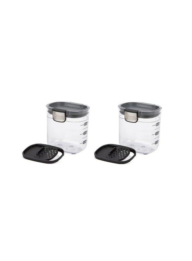 Progressive International Progressive PKS-401 1.5 Cup Mini Prokeeper+ Airtight Silicone Seal Storage Container Great For Spices & Baking Acessories (2- Piece) - Image 1