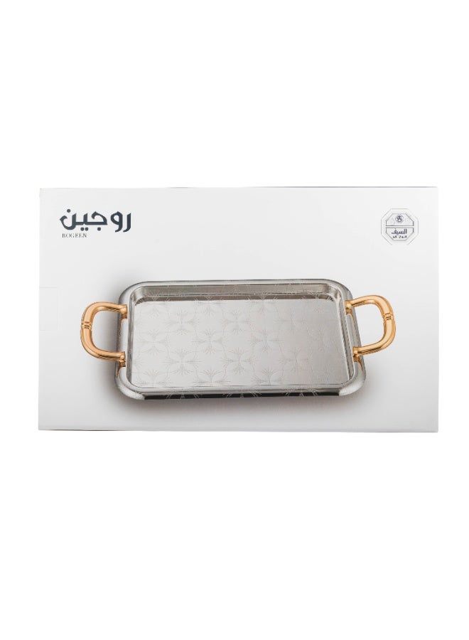 السيف  ✨ صواني السيف المعدنية الفاخرة ✨  3 مقاسات متعددة الاستعمال بلمسة راقية 🤍 - Image 5