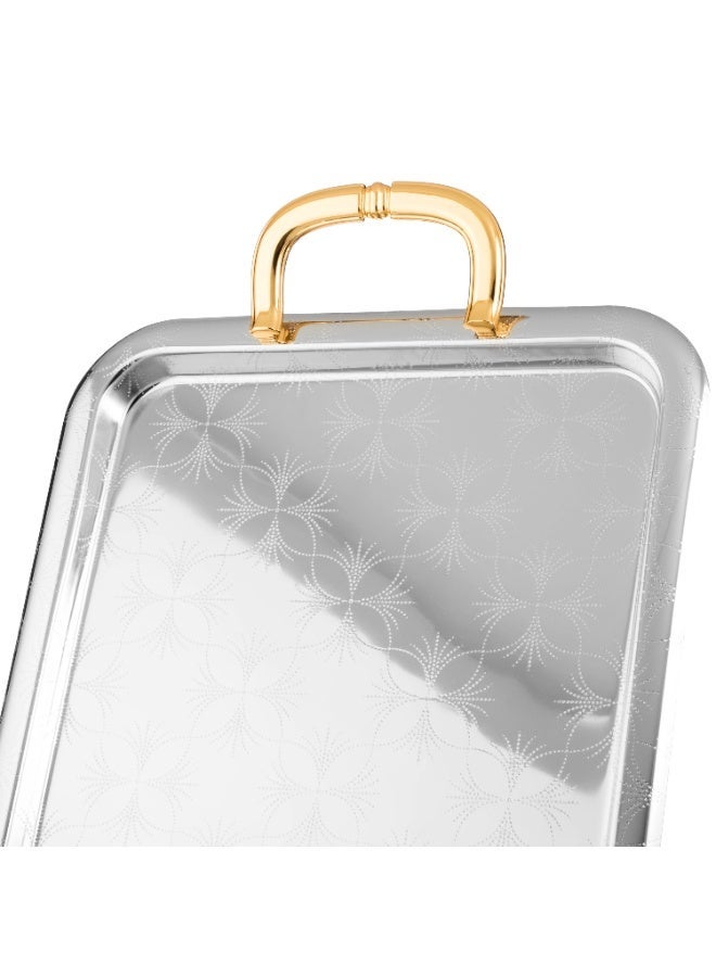 السيف  ✨ صواني السيف المعدنية الفاخرة ✨  3 مقاسات متعددة الاستعمال بلمسة راقية 🤍 - Image 2