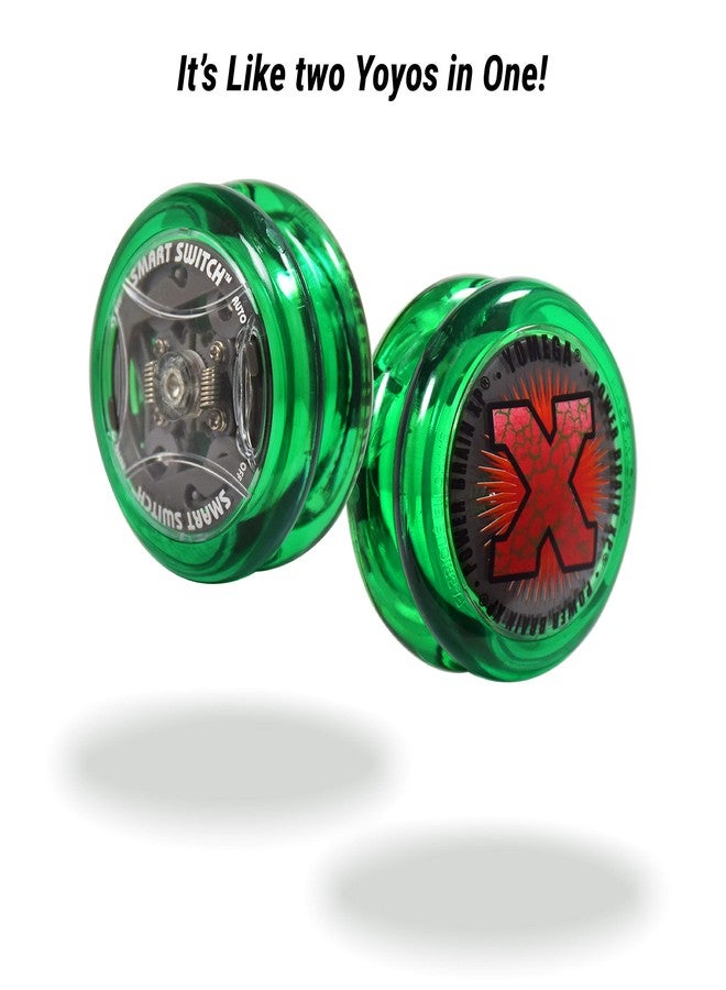 Yomega Power Brain XP yoyo - Professional yoyo with a Smart Switch which enables Players to Choose Between Auto-Return and Manual Styles of Play. + Extra 2 Strings & 3 Month Warranty (Green) - Image 3