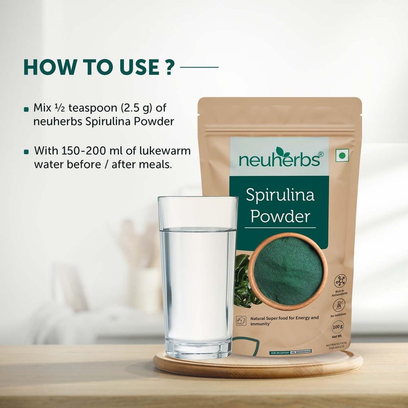 Neuherbs Spirulina Powder - 100gm - Image 5