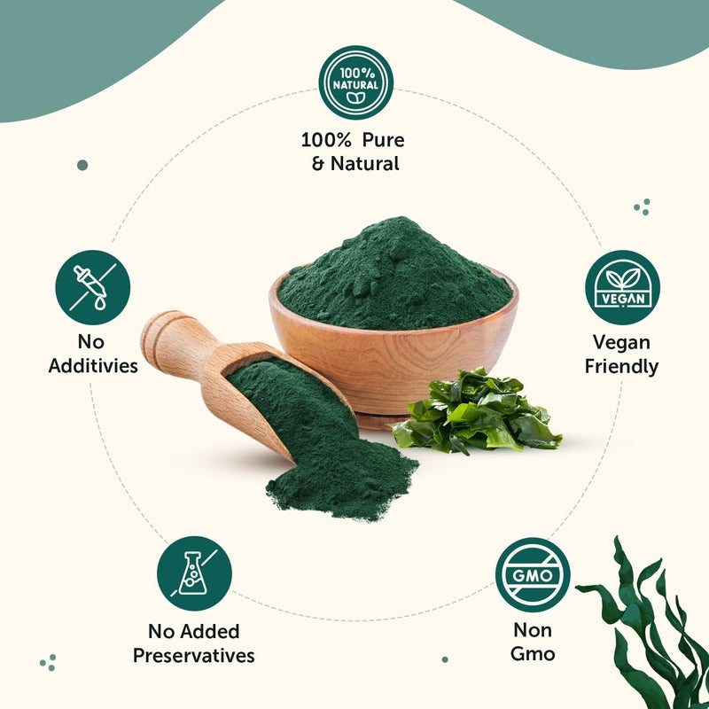 Neuherbs Spirulina Powder - 100gm - Image 3