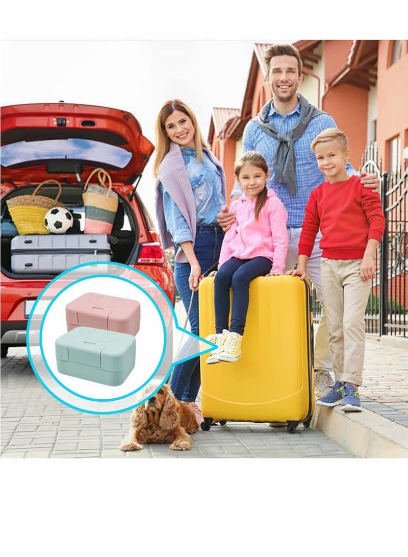 4 Pack Soap Holder Travel Case, Portable Leak Proof Soap Box Dish Container in 4 Colors (11 x 7.5 x 5.3cm) - Image 4