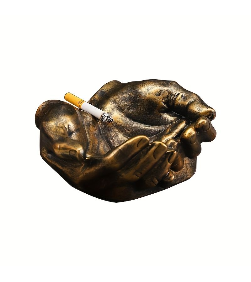 Creative Handheld Ashtray 1pc Premium Home Office Desktop Decoration - Image 5