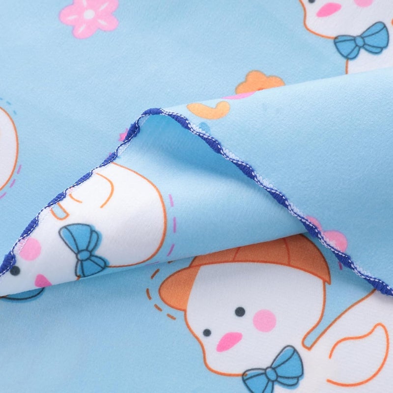 Kuber Industries Baby Waterproof matBed Protecter 50 x 70 CM (Blue) - Image 5