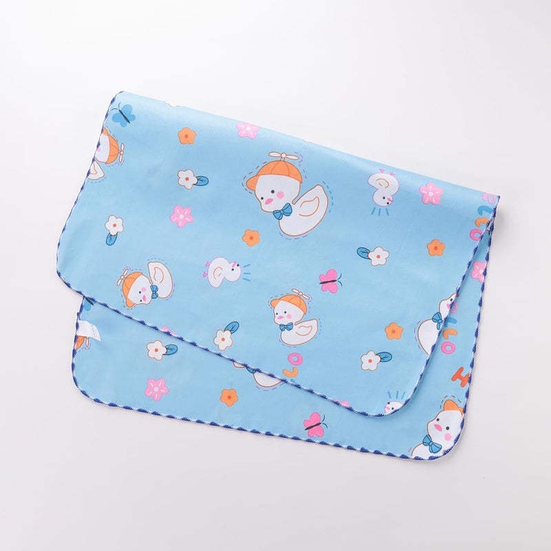 Kuber Industries Baby Waterproof matBed Protecter 50 x 70 CM (Blue) - Image 4