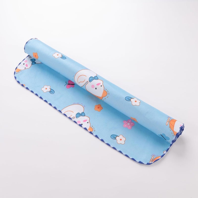 Kuber Industries Baby Waterproof matBed Protecter 50 x 70 CM (Blue) - Image 1