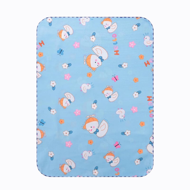 Kuber Industries Baby Waterproof matBed Protecter 50 x 70 CM (Blue) - Image 2