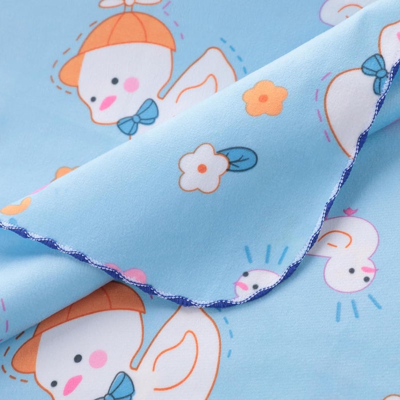 Kuber Industries Baby Waterproof matBed Protecter 50 x 70 CM (Blue) - Image 3