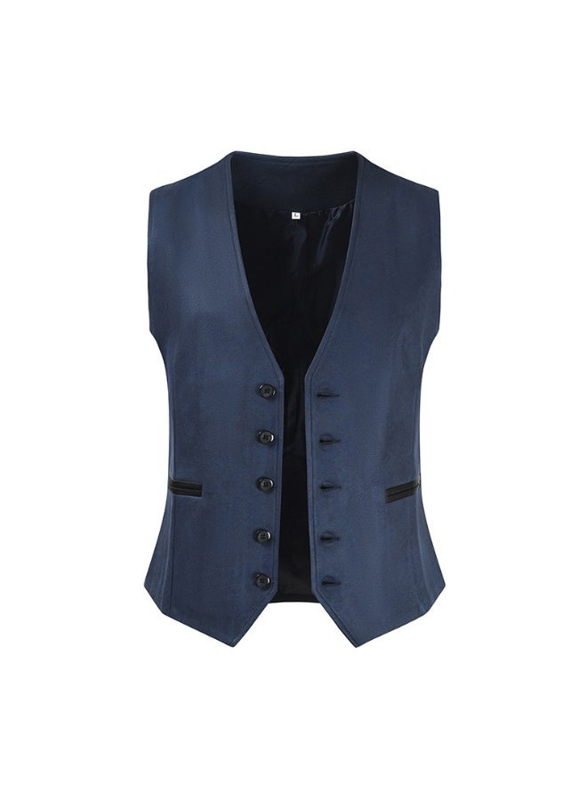 Shougu New Fashionable Casual Men's Suit Vest - Image 1