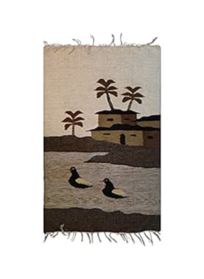 vintage Handmade Carpet 100 Cm 70 Cm