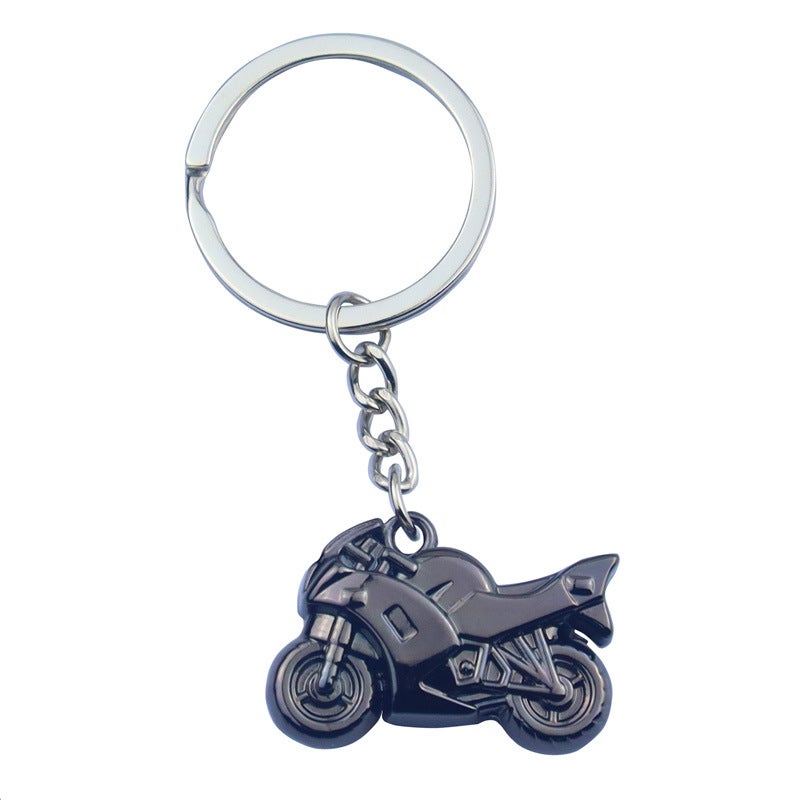 Metal Motorcycle Keychain Helmet 3D Motorbike Keychain Creative Gift - Image 4