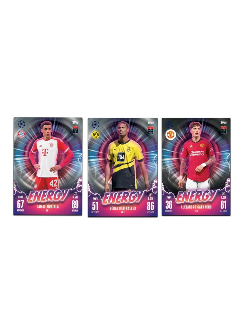 توبس لعبة بطاقات التداول والتحصيل من Topps UEFA Champions League Match Attax 23/24 (عبوة متدفقة - عبوة من 40 قطعة)  - Image 3
