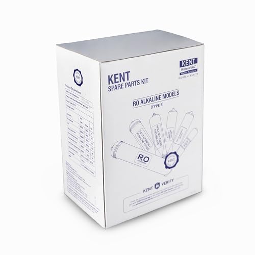 KENT AMC Spare Kit - RO Alkaline | Included Components High Flow RO Membrane, FRT 450, Inline Sediment Filter, Inline Carbon Filter, Hollow Fiber Membrane RO, Post Carbon + Alkaline Filter - Image 2