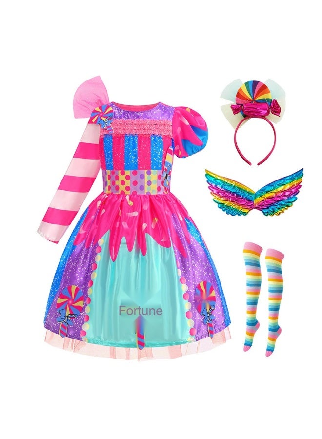 Halloween Children's Net-silk Candy Princess Dress Candy One-piece Dress Cute Candy Formal Dress - Image 1