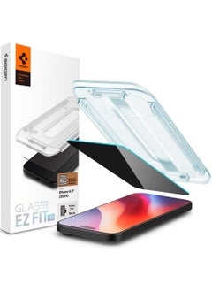 Spigen واقي شاشة GLASTR EZ Fit HD للخصوصية لهاتف iPhone 16 Pro Max مصنوع من زجاج مقوى ممتاز مع تقنية Auto Align [عبوة واحدة]  - Image 1