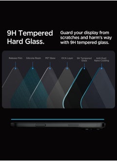 Spigen واقي شاشة GLASTR EZ Fit HD للخصوصية لهاتف iPhone 16 Pro Max مصنوع من زجاج مقوى ممتاز مع تقنية Auto Align [عبوة واحدة]  - Image 5