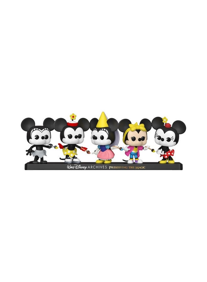 Funko Pop Disney: Minnie Mouse 5 Pack Minnie Pack - Disney Standard Characters - Amazon Exclusive - Collectable Vinyl Figure - Gift Idea - Official Merchandise - Toys for Kids & Adults - Image 2