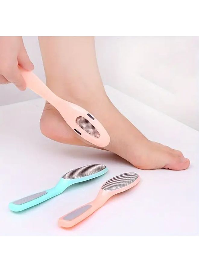 Mixed Color Double Sided Foot File for Soft Skin Dead Beige Removal Home Pedicure - Image 1