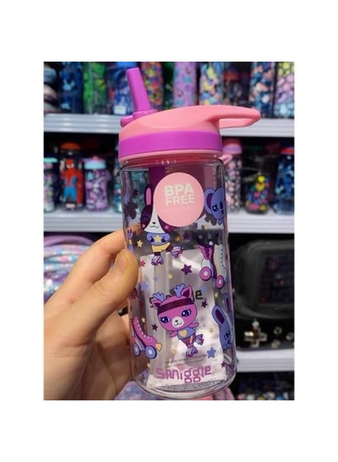 Smiggle Australia Kids Straw Cup - Large Capacity Portable Water Bottle