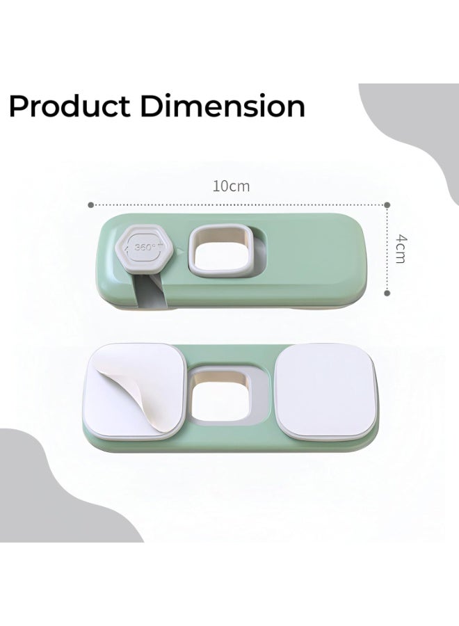 (1 Pcs) Furniture Safety Locks for Kids, Child Safety Lock for Fridge, Drawers, Cupboard, Cabinet, Window Safety Multifunction Accessories Buckle Lock for Baby and Toddlers (Assorted Color) - Image 5
