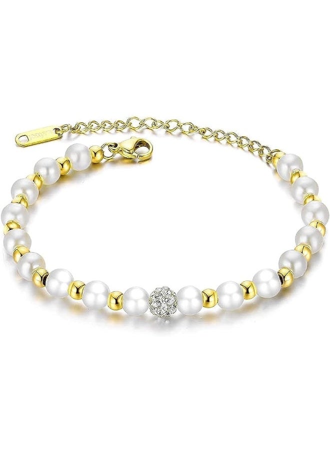 لي كوبر سوار لي كوبر نسائي من الفولاذ المقاوم للصدأ بطلاء ذهبي - Image 1