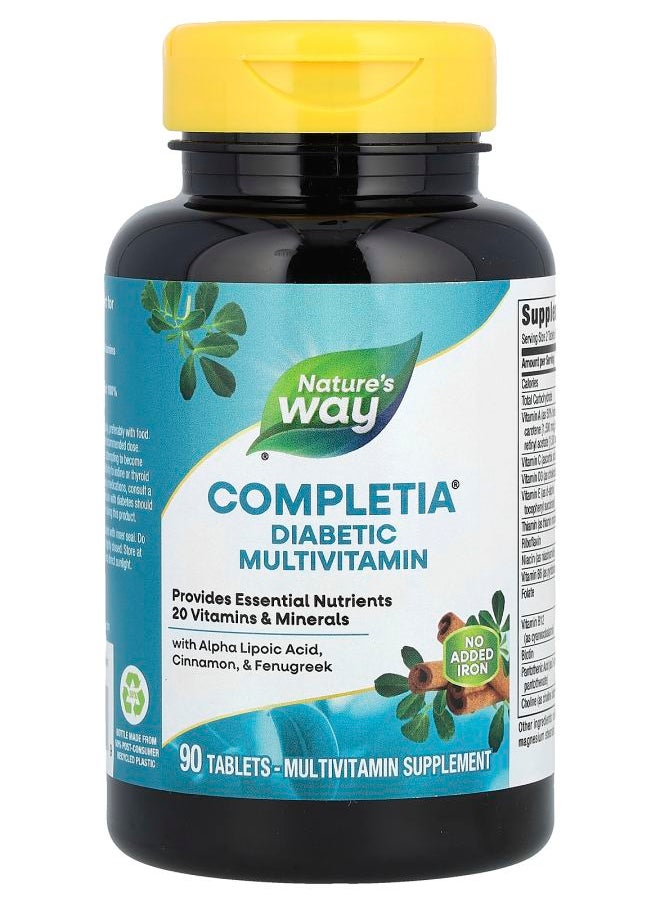 Nature's - Completia® Diabetic  Multivitamin 90 Tablets - Image 1