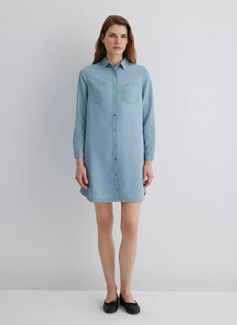 MAVI Liz Light Blue Gold Premium Jean Dress