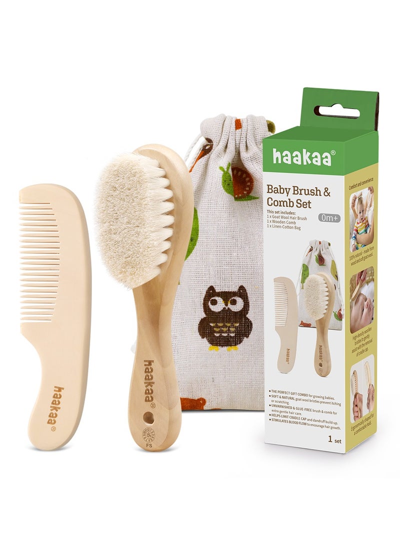 haakaa Baby Hair Brush And Comb  - Image 1