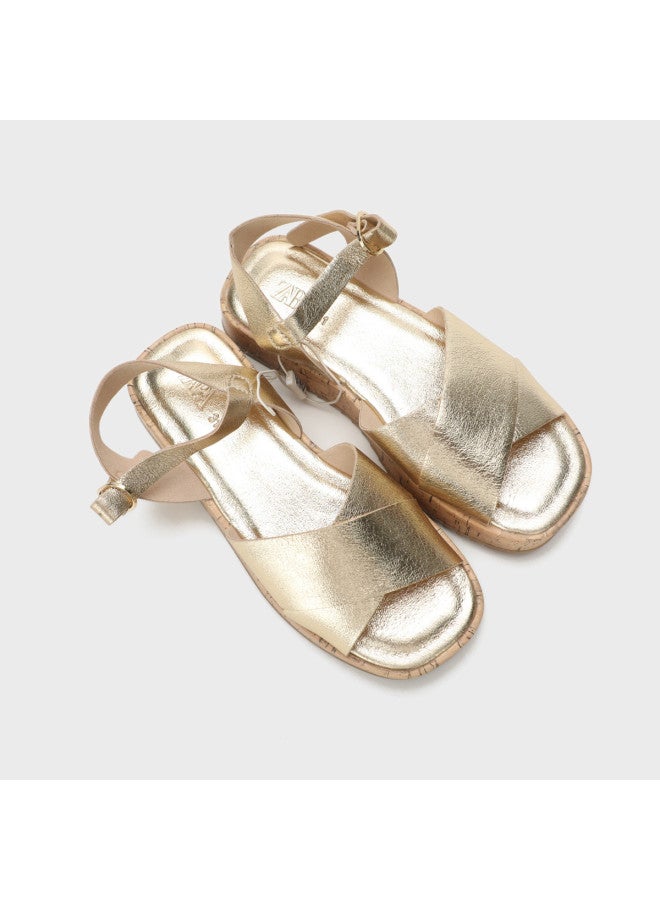 Zara صنادل أطفال عصرية على منصة - أحذية صيفية أنيقة ومتعددة الاستخدامات - Image 4