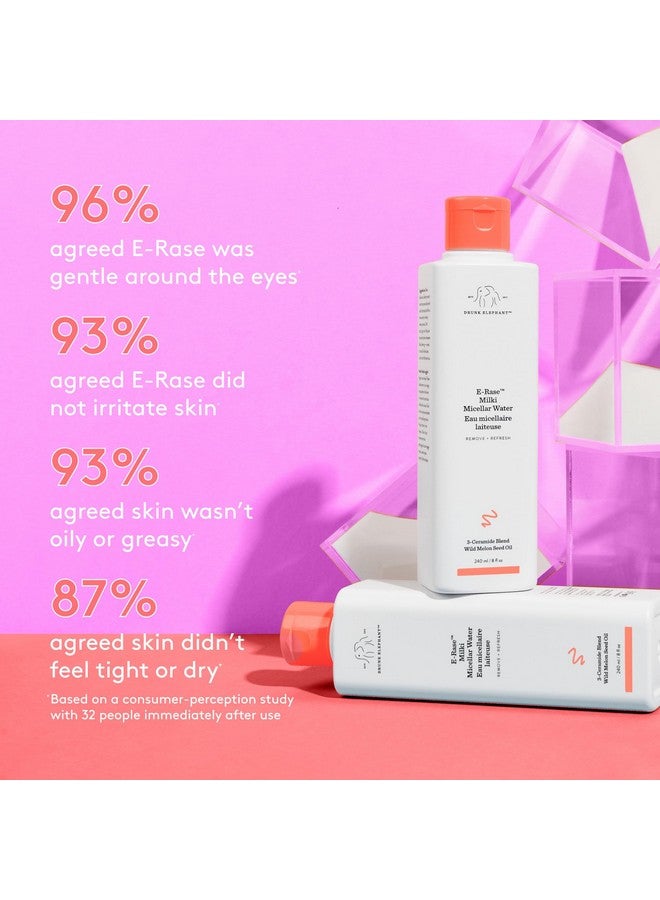 Drunk Elephant ماء ميسيلار إيريز ميلكي تركيبة فائقة اللطف لإزالة المكياج والبكتيريا بلطف (240 مل / 8 أونصة سائلة) - Image 4
