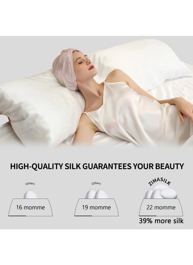 ZIMASILK 22 Momme Silk Sleep Cap  - Image 2