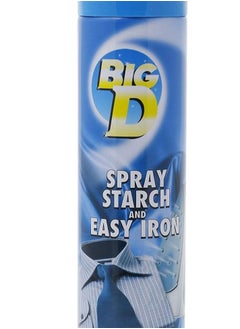 Big D Starch – 500ml, Quick & Easy Ironing, Crisp Finish, Silicone Formula for Smooth Gliding