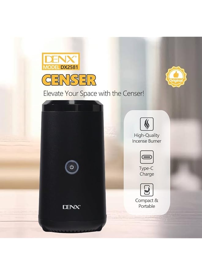 دينكس مبخرة باللونين الأسود والأبيض - Image 3