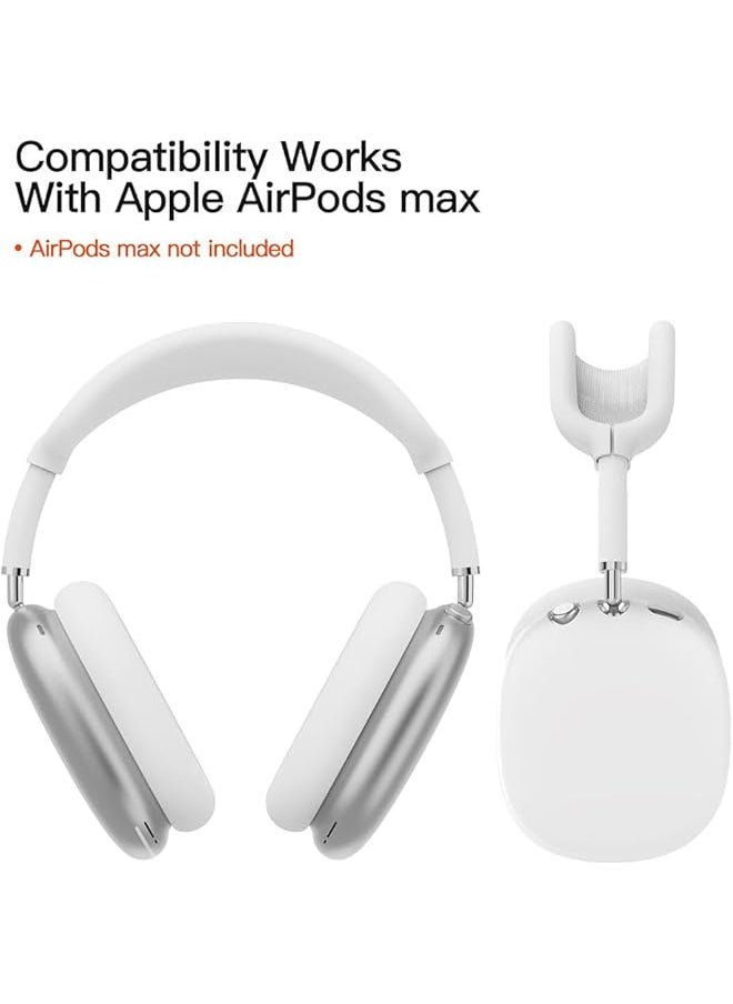 erorex - Silicone Case Cover For Airpods Max Headphones Anti Scratch Ear Pad Case Cover For Airpods Max Accessories Soft Silicone Skin Protector For Airpods Max - Image 1