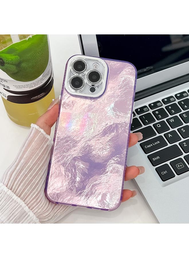 اس-توب جراب لهاتف iPhone 16 Pro Max مصنوع من مادة TPU اللامعة مع غشاء عدسة - Image 1