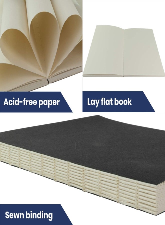 Pacific Arc دفتر رسم Pacific Arc LayFlat - 5.5 × 8.25 بوصة - دفتر ملاحظات أسود فارغ، 64 ورقة، ورق سميك 100 جرام/م²… - Image 5