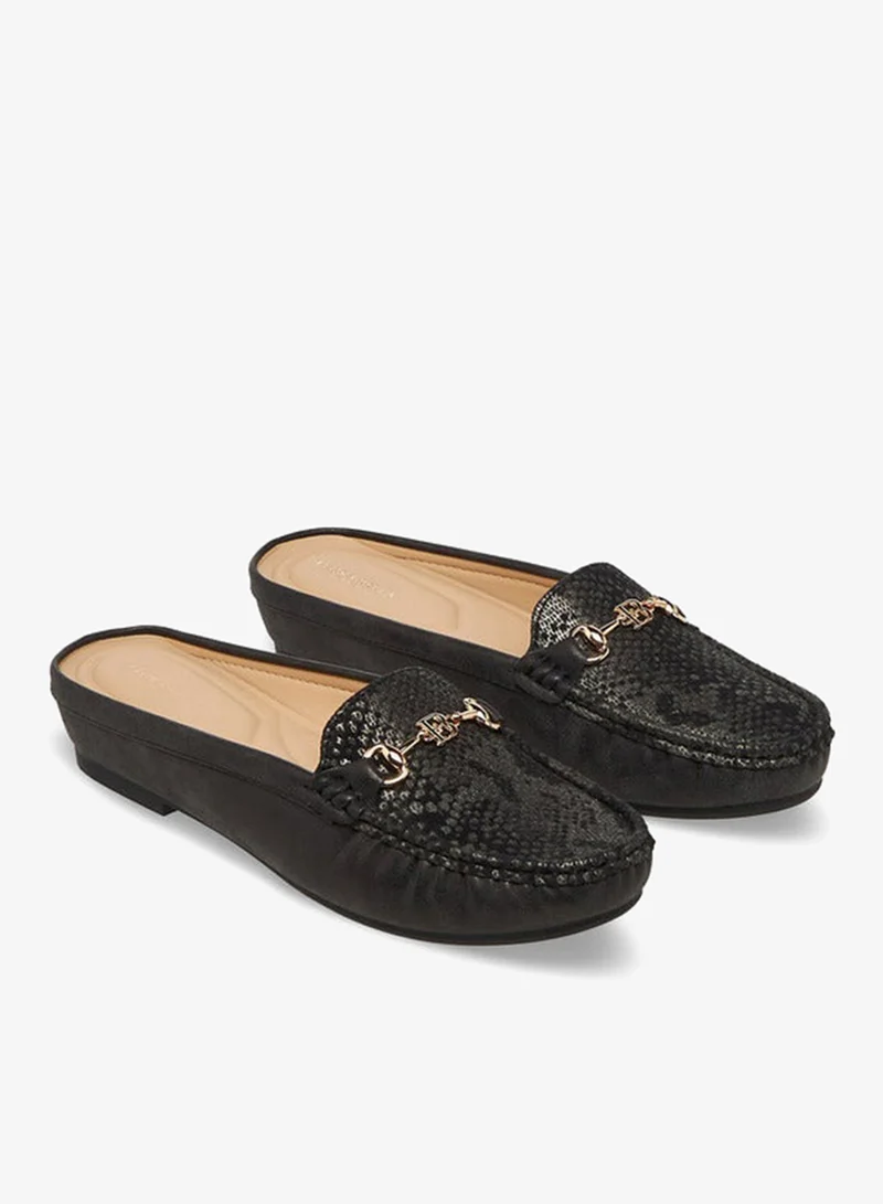 Flora Bella By Shoexpress Flora Bella Women Buckle Accent Mules