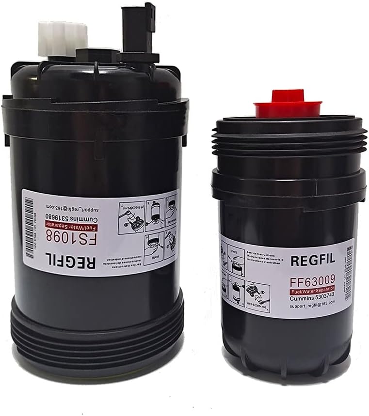 REGFIL Fleetguard Fuel Filter/Water Separator - Replaces 5319680 5308722 5303743 FF63054NN for Cummins Wirtgen W100CFI W120CFI QSB6 - Image 1