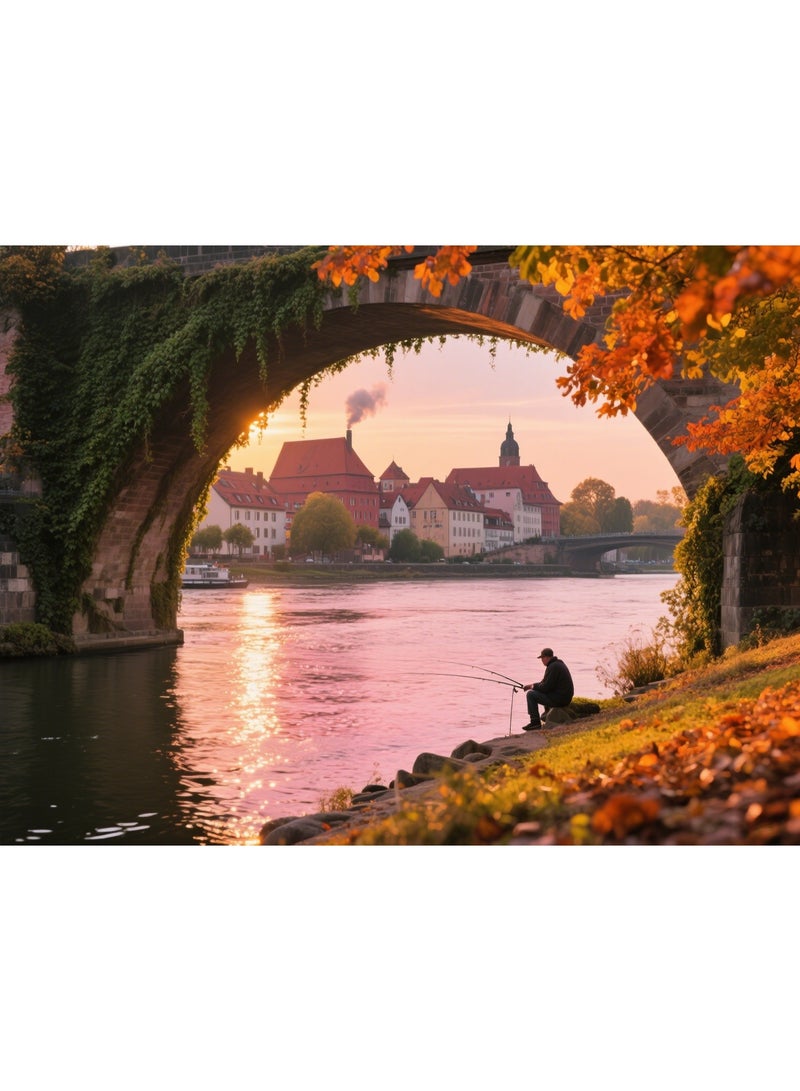 1000 Basel Scenery Puzzles - Creative Design Patterns, Rich and Colorful Art Experience, Suitable for Adults and Children - Image 1