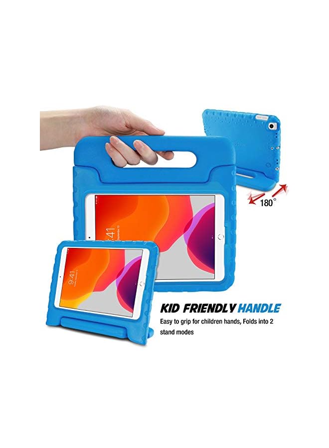 Procases Kids Case For Ipad 10.2 9Th Gen 2021 / 8Th Gen 2020 / 7Th Gen 2019 / Ipad Air 10.5" 2019 / Ipad Pro 10.5, Shockproof Convertible Handle Stand Cover Light Weight Kids Friendly Case -Blue - Image 5