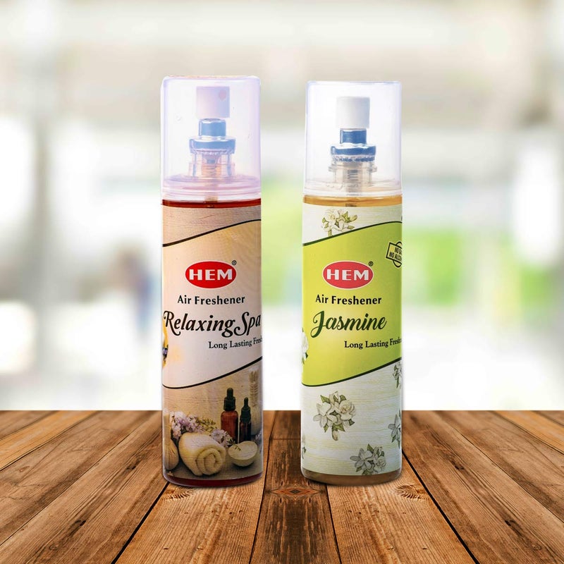 HEM Air Freshener Jasmine and Relaxing Spa Home Dcor Item Room Freshner Long Lasting Air Freshner Gas Free Alcohol Free Water based 200 ml 1500 Sprays - Image 4
