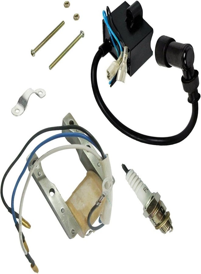 COEFEPIY CDI Ignition Coil Motorized Bicycle Magneto Coil Spark Plug for 2 Stroke 48cc 49cc 66cc 80cc Engine Bike Motors - Image 3