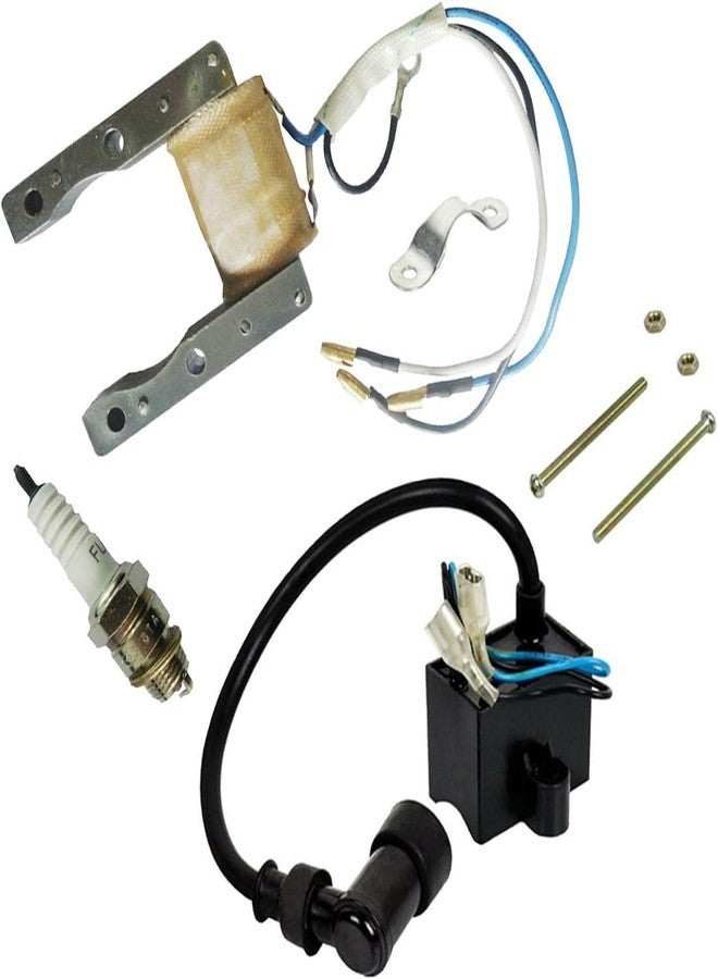 COEFEPIY CDI Ignition Coil Motorized Bicycle Magneto Coil Spark Plug for 2 Stroke 48cc 49cc 66cc 80cc Engine Bike Motors - Image 4