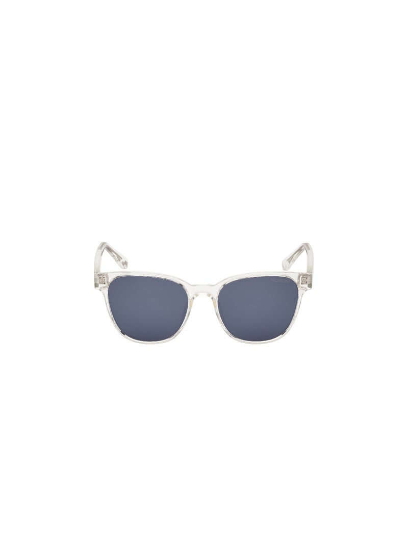 SKECHERS Men's Polarized Square Shape Plastic Sunglasses SE627726D50 - Lens Size: 50 Mm - Crystal - Image 2